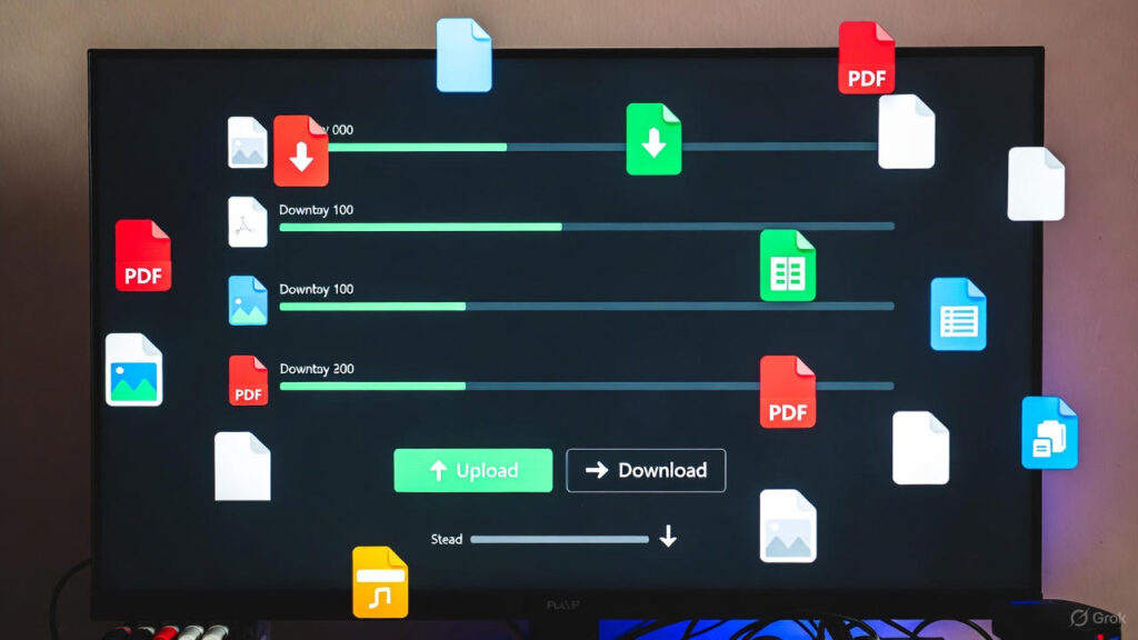 업로드 다운로드